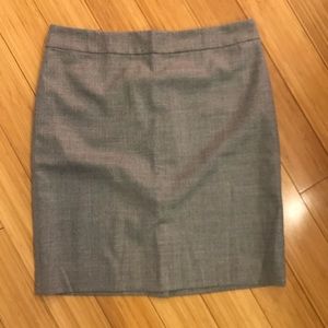 J. Crew gray wool pencil skirt - 12